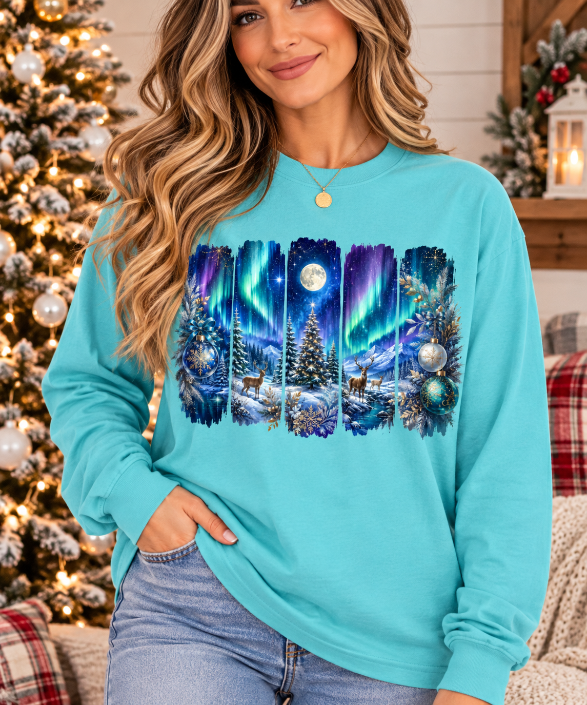 Northern Lights Winter Wonderland
