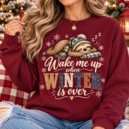 Wake Me Up When Winter Is Over Sloth