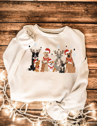 Christmas Pups Crewneck Sweatshirt