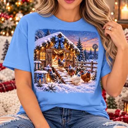 A Country Christmas In Blue