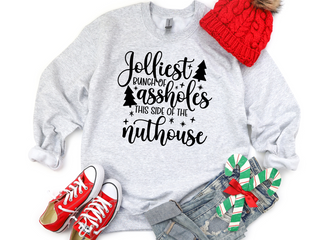 Jolliest Bunch Of Assholes Crewneck Sweatshirt