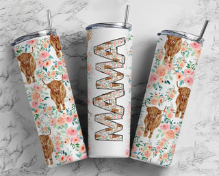 Highland Cow Mama Tumbler