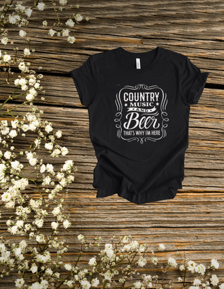 Country Music and Beer Tee