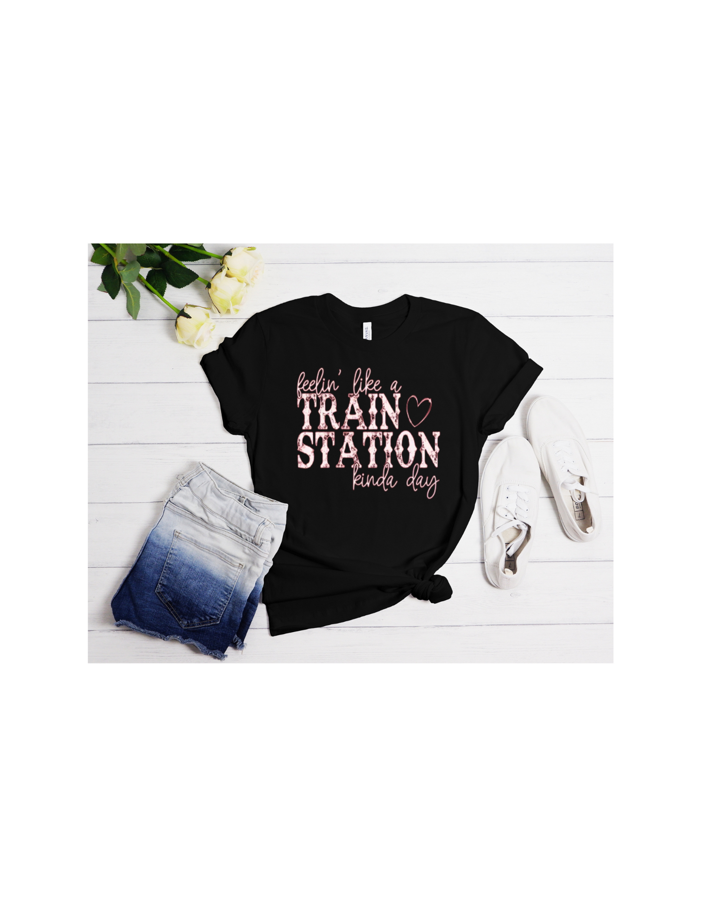 Feeling Like A Train Station Kinda Day Tee